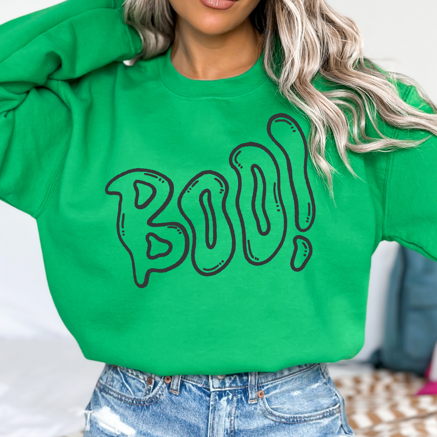 Boo Halloween sweatshirt
