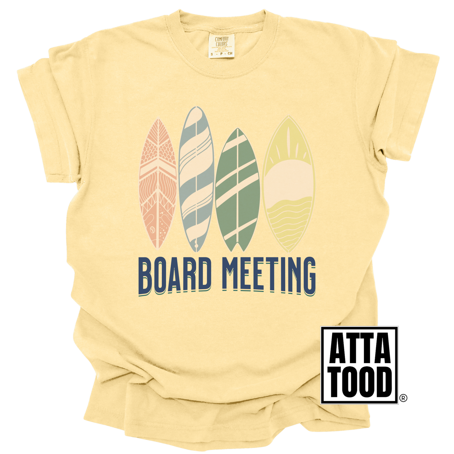 Surf Board Meeting Tee