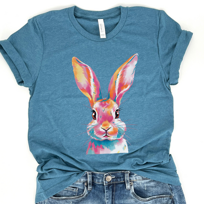 Retro Easter bunny graphic t-shirt