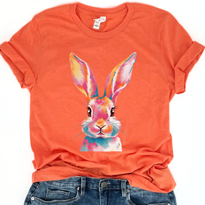 Retro Easter bunny graphic t-shirt
