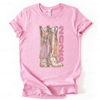 Class of 2026 Western Cowgirl Boots Tee | ATTA TOOD®