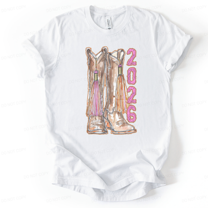 Class of 2026 Western Cowgirl Boots Tee | ATTA TOOD®