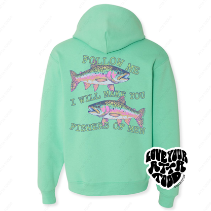 Matthew 4:19 Fishers of Men Christian Hoodie | ATTA TOOD®