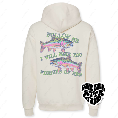 Matthew 4:19 Fishers of Men Christian Hoodie | ATTA TOOD®