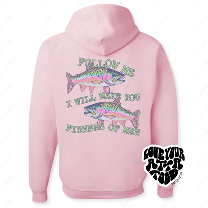 Matthew 4:19 Fishers of Men Christian Hoodie | ATTA TOOD®