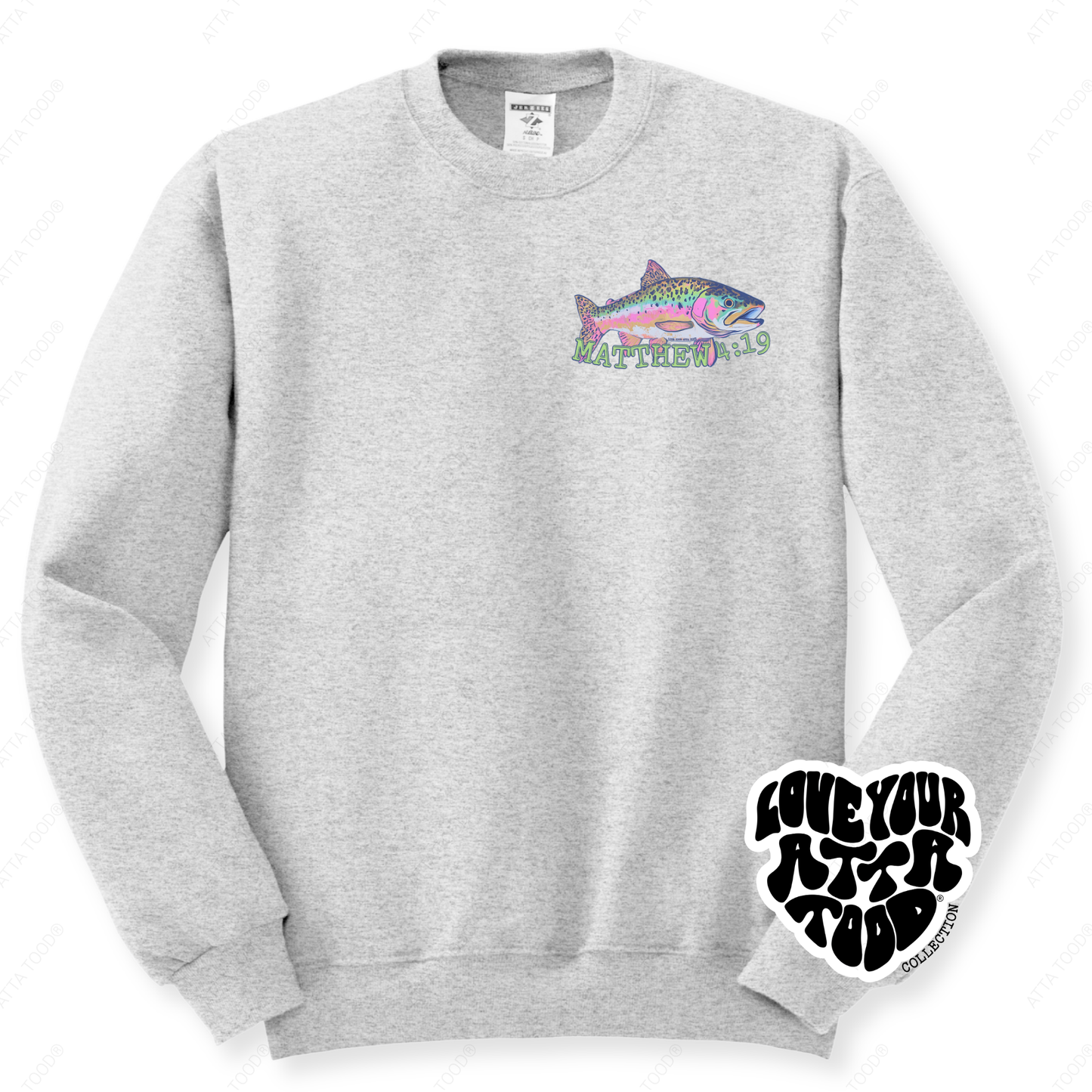 Matthew 4:19 Fishers of Men Christian Sweatshirt | ATTA TOOD®