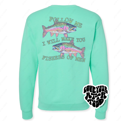 Matthew 4:19 Fishers of Men Christian Sweatshirt | ATTA TOOD®