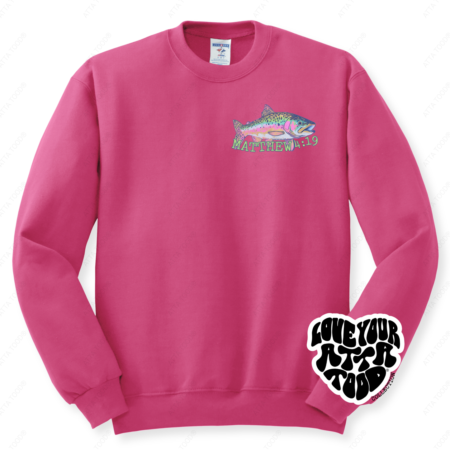 Matthew 4:19 Fishers of Men Christian Sweatshirt | ATTA TOOD®