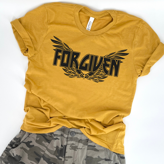Forgiven Christian graphic t-shirt