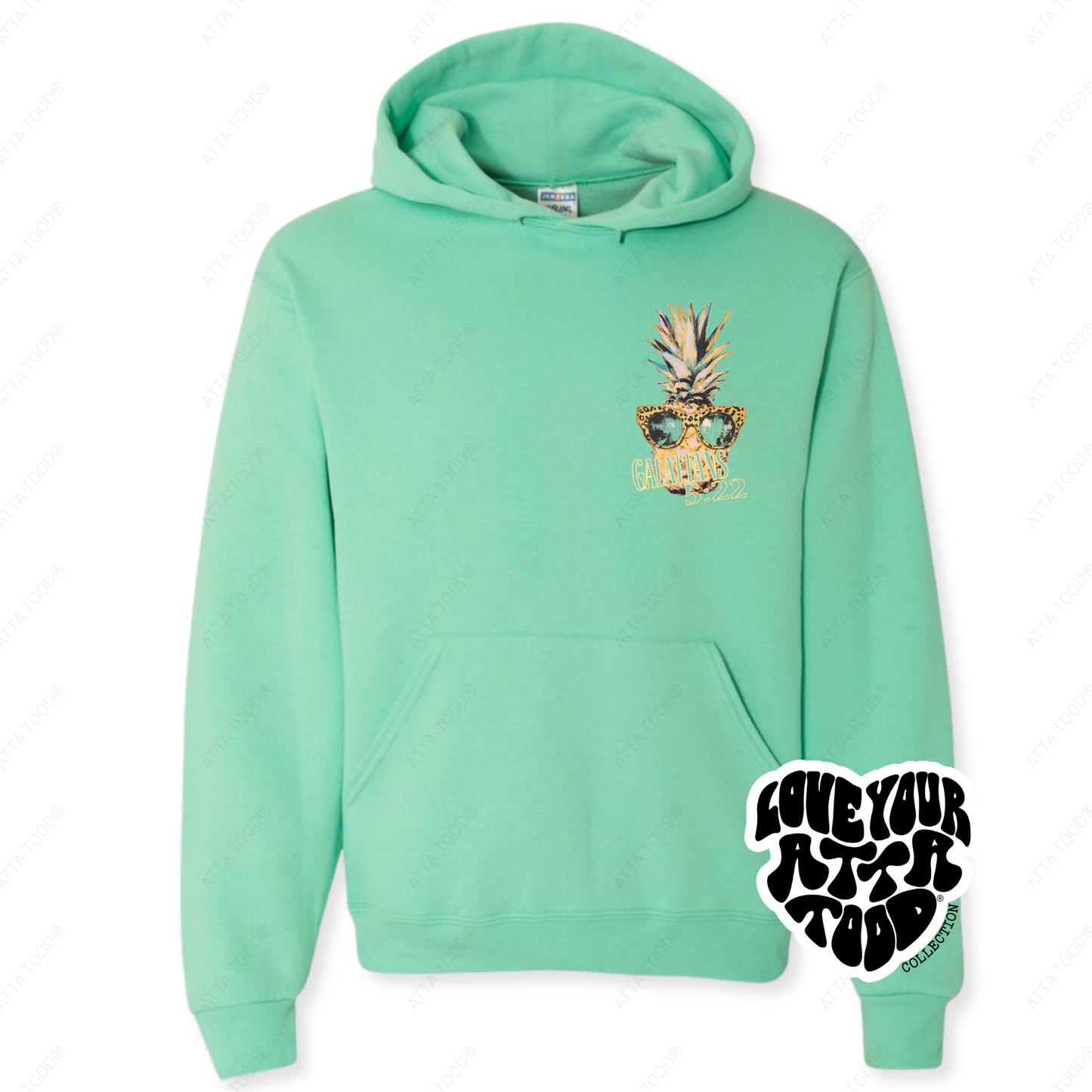 Fruit of the Spirit Christian Graphic Hoodie | ATTA TOOD®
