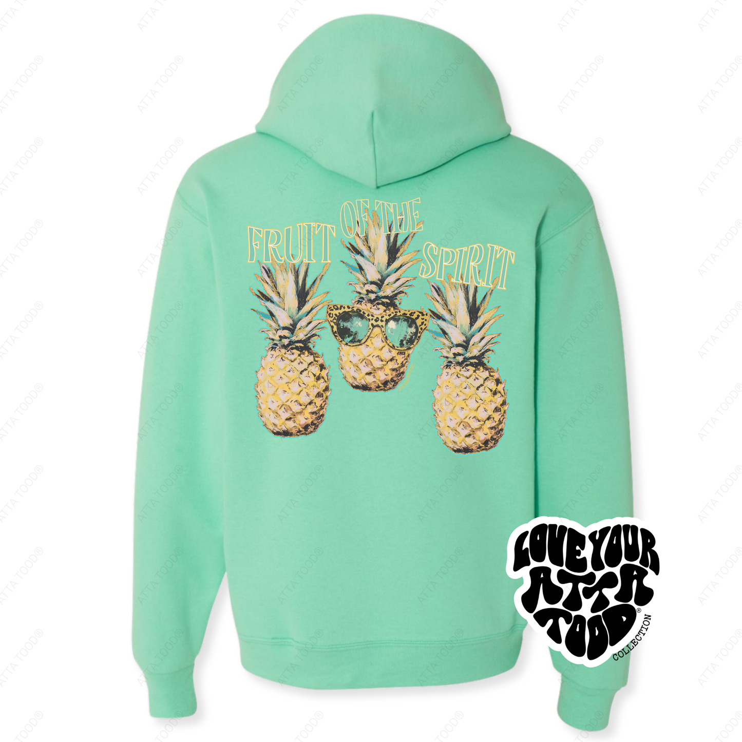 Fruit of the Spirit Christian Graphic Hoodie | ATTA TOOD®