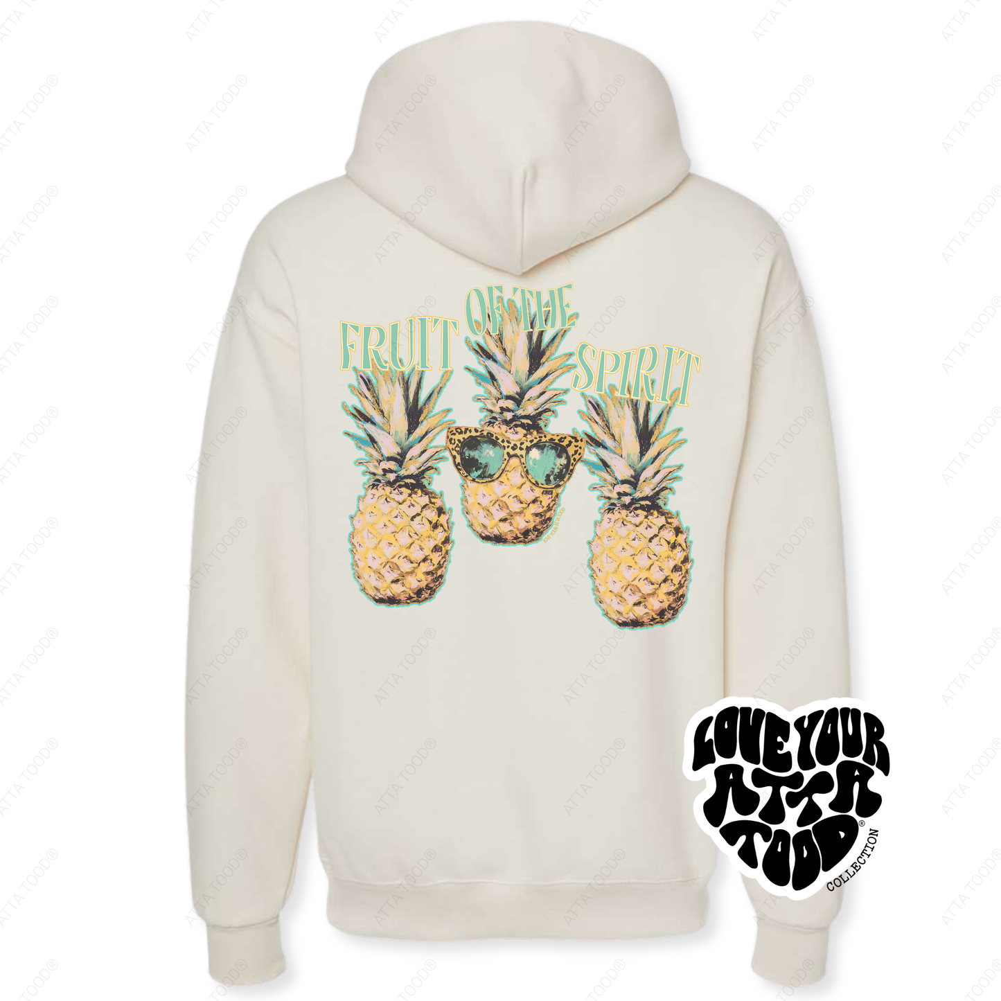 Fruit of the Spirit Christian Graphic Hoodie | ATTA TOOD®