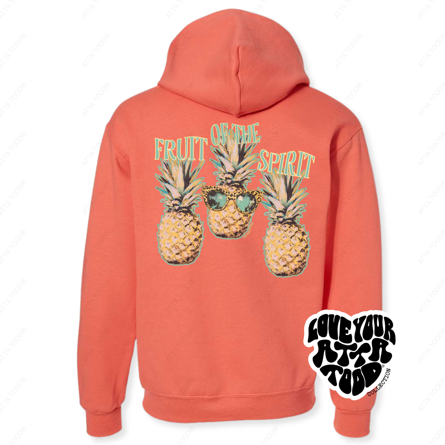 Fruit of the Spirit Christian Graphic Hoodie | ATTA TOOD®