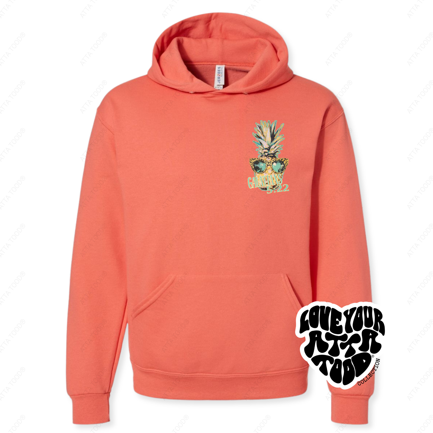 Fruit of the Spirit Christian Graphic Hoodie | ATTA TOOD®