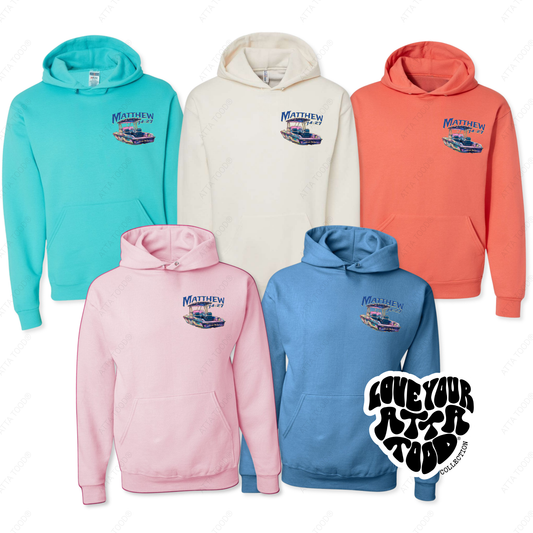 Boat Graphic Hoodie | Christian Bible Verse | Coastal
