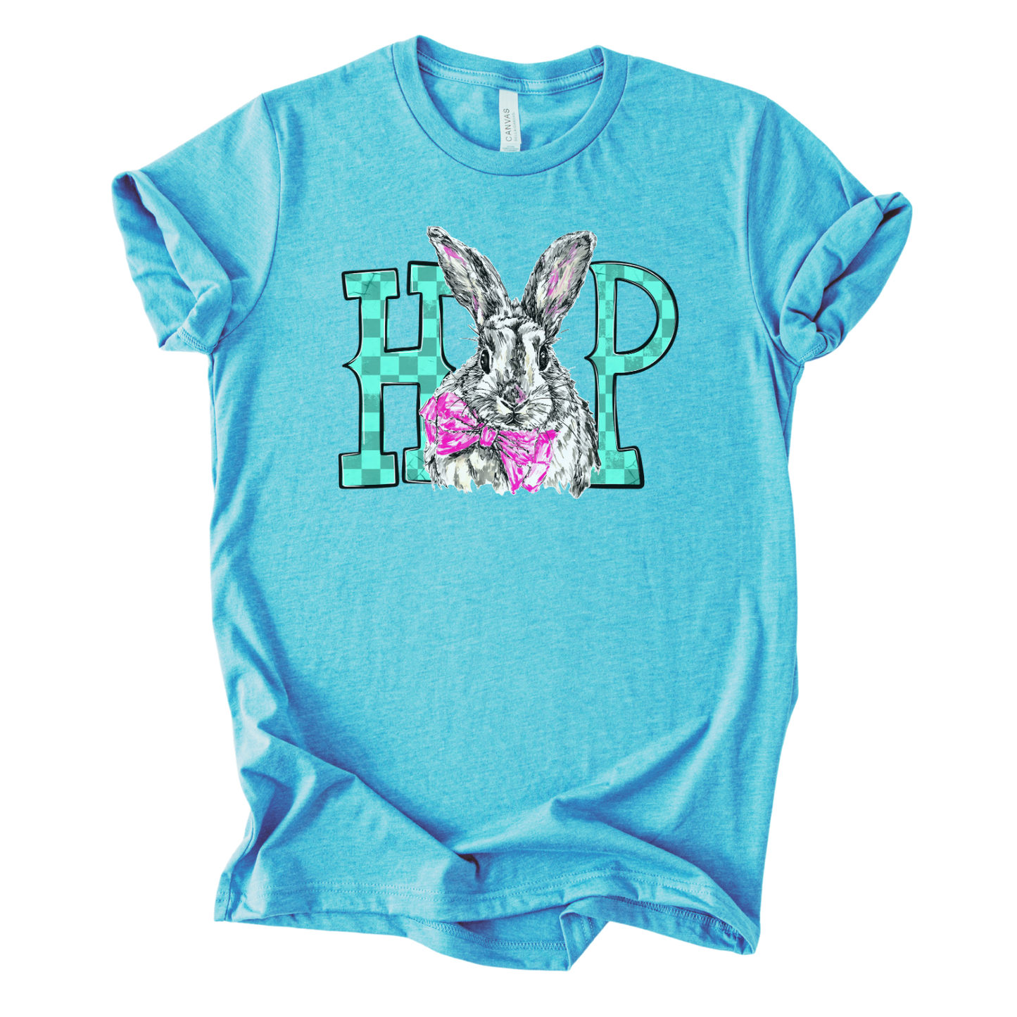 Spring 2026 Easter Tee | Bunny Graphic Design | Women's