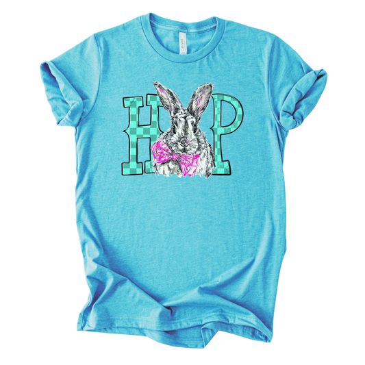 Spring 2026 Easter Tee | Bunny Graphic Design | Women's