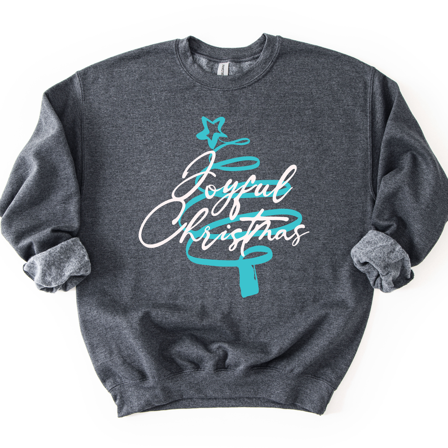 Joyful Christmas Graphic Sweatshirt | Winter Holiday Season