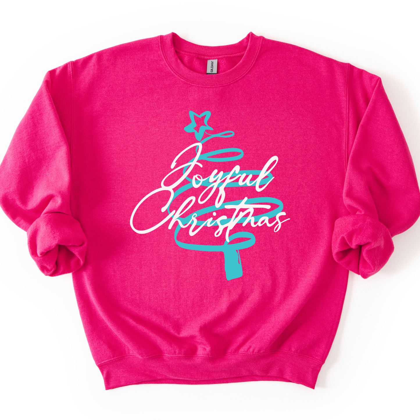 Joyful Christmas Graphic Sweatshirt | Winter Holiday Season