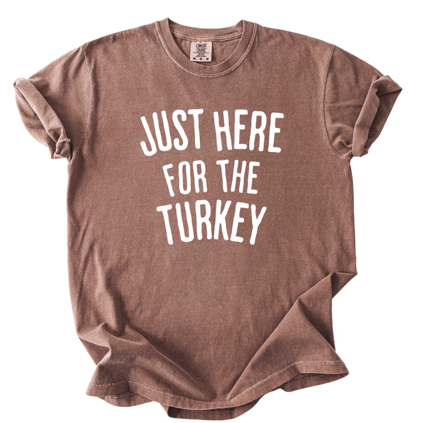 Funny Just Here For The Thanksgiving Dinner Graphic Tees