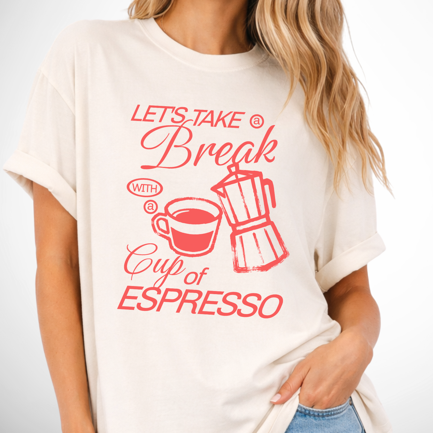 Cup of Espresso Comfort Colors Coffee Graphic Tee