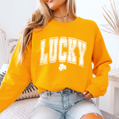 St. Patrick's Day Lucky graphic sweatshirt