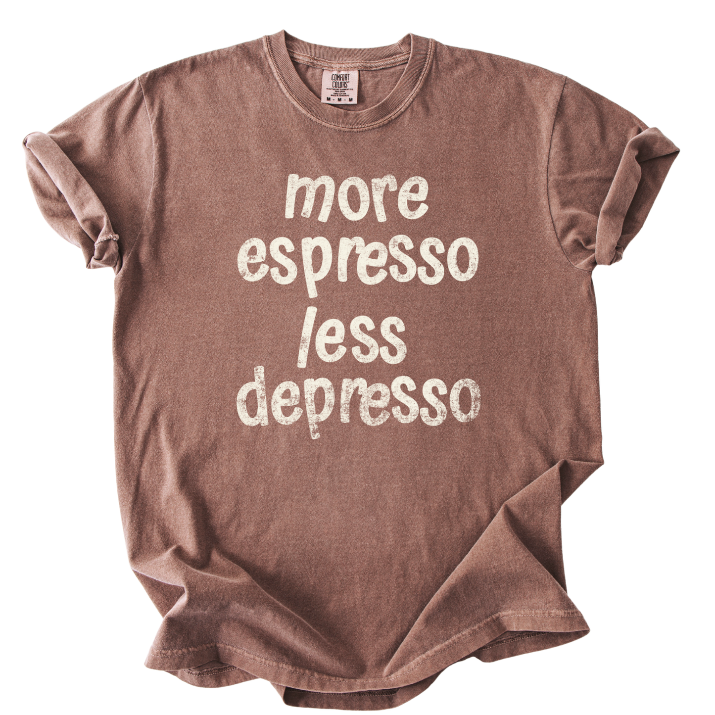 More Espresso Comfort Colors Funny Coffee Graphic Tee
