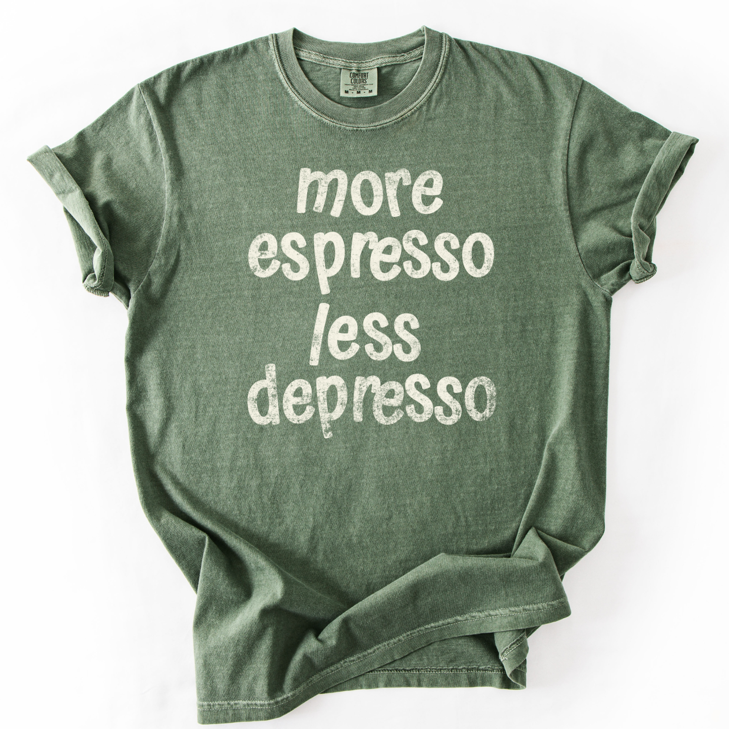More Espresso Comfort Colors Funny Coffee Graphic Tee