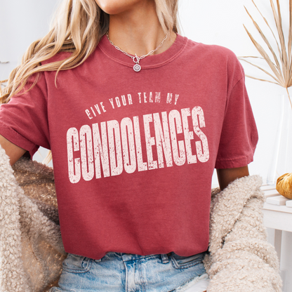 Funny Football Comfort Colors® unisex graphic t-shirt | ATTA TOOD®