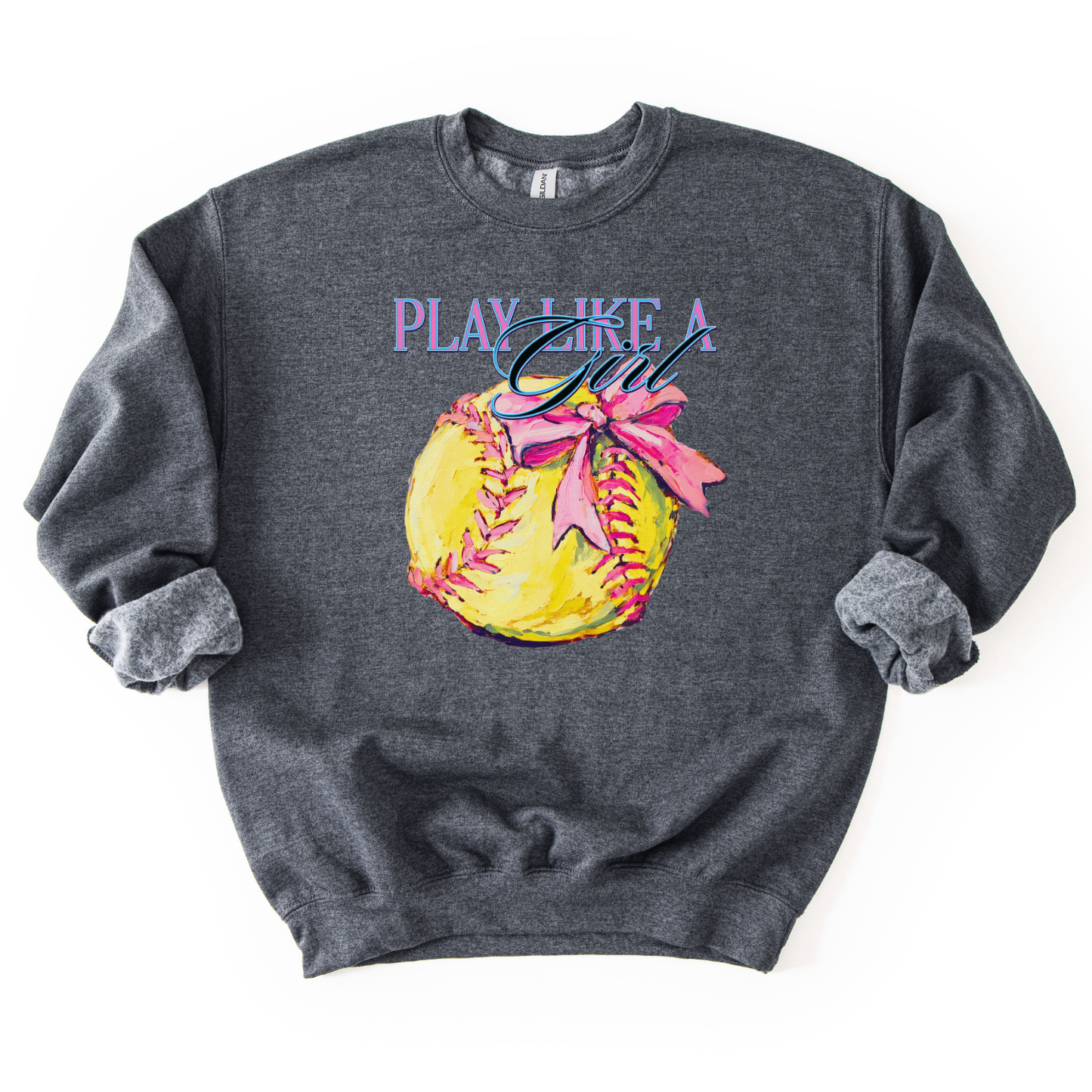 Play Like a Girl Softball Sweatshirt | ATTA TOOD®