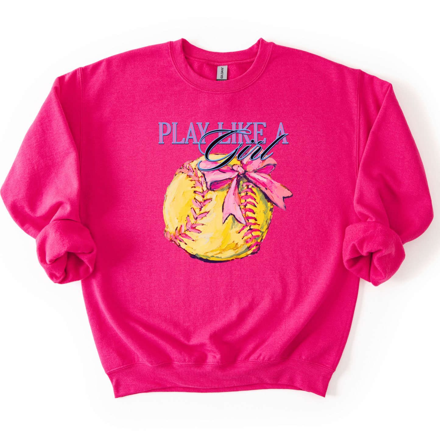 Play Like a Girl Softball Sweatshirt | ATTA TOOD®