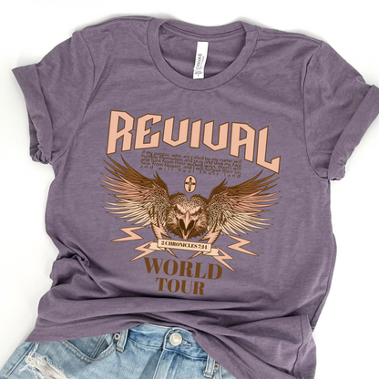Revival World Tour Christian Unisex Graphic T-Shirt | ATTA TOOD®