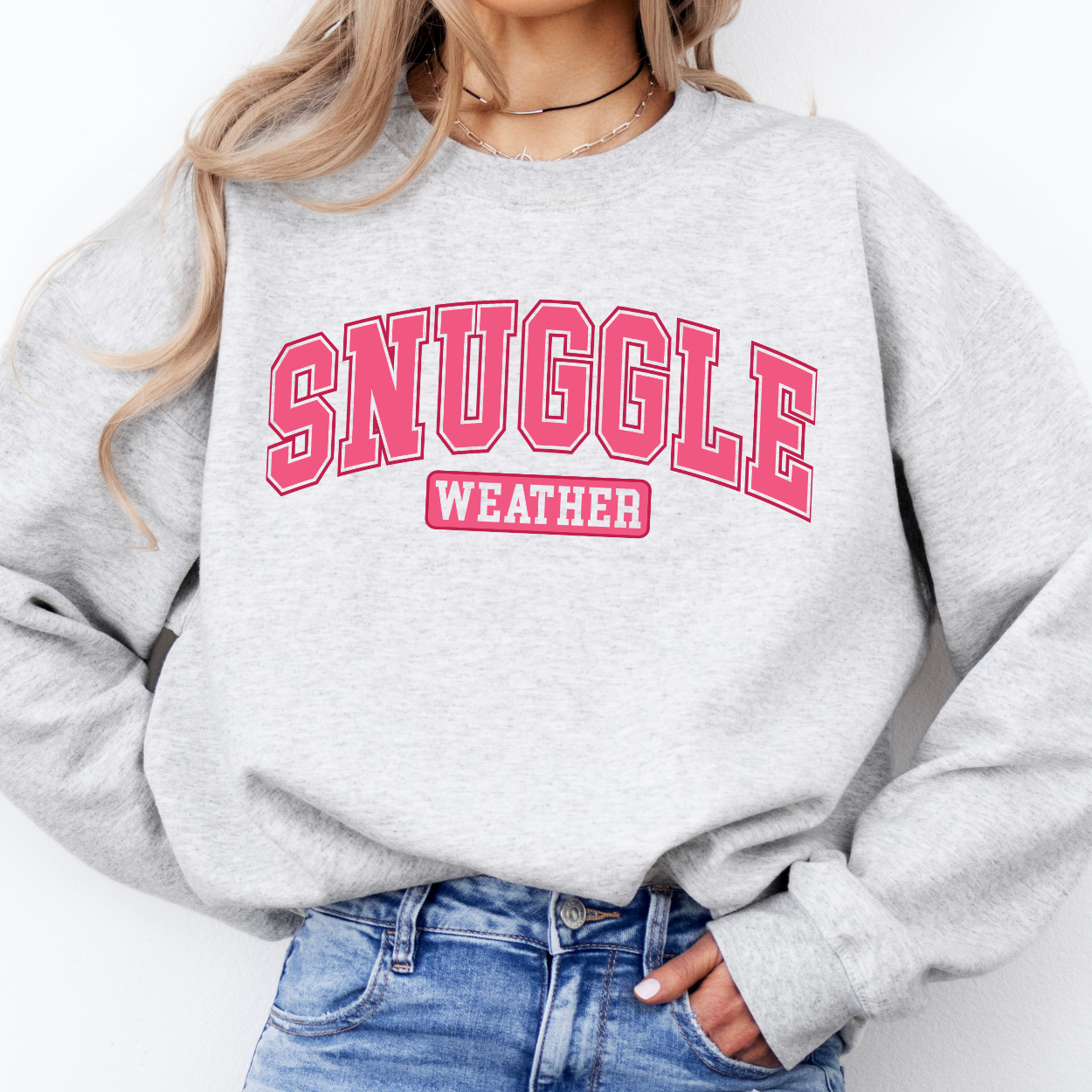 Snuggle weather winter sweatshirt
