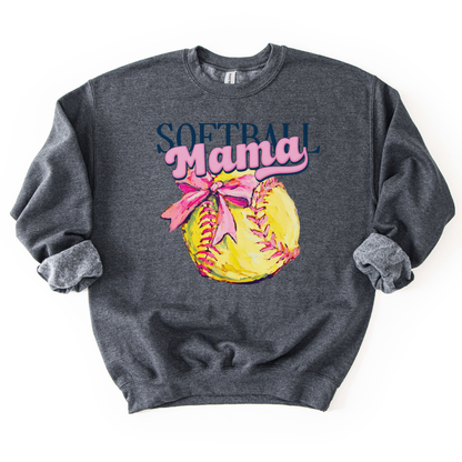 Softball Mama Graphic Sweatshirt | ATTA TOOD®