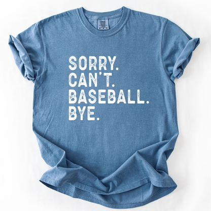 Funny baseball Comfort Colors® unisex graphic t-shirt