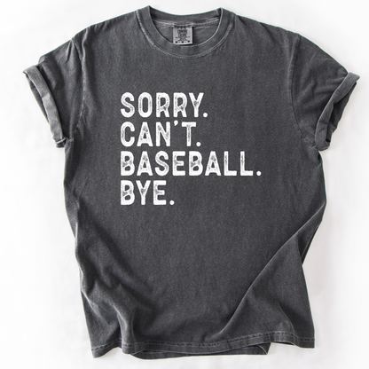 Funny baseball Comfort Colors® unisex graphic t-shirt