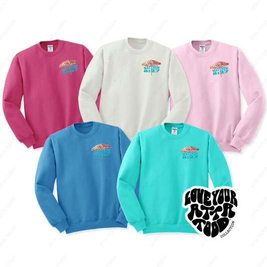 Beach Umbrella Christian Faith Graphic Sweatshirt | Coastal