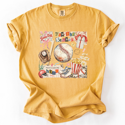Tis the season baseball Comfort Colors® unisex graphic t-shirt