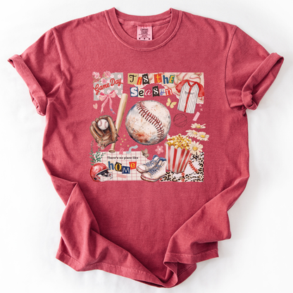 Tis the season baseball Comfort Colors® unisex graphic t-shirt