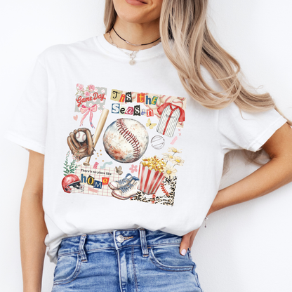 Tis the season baseball Comfort Colors® unisex graphic t-shirt