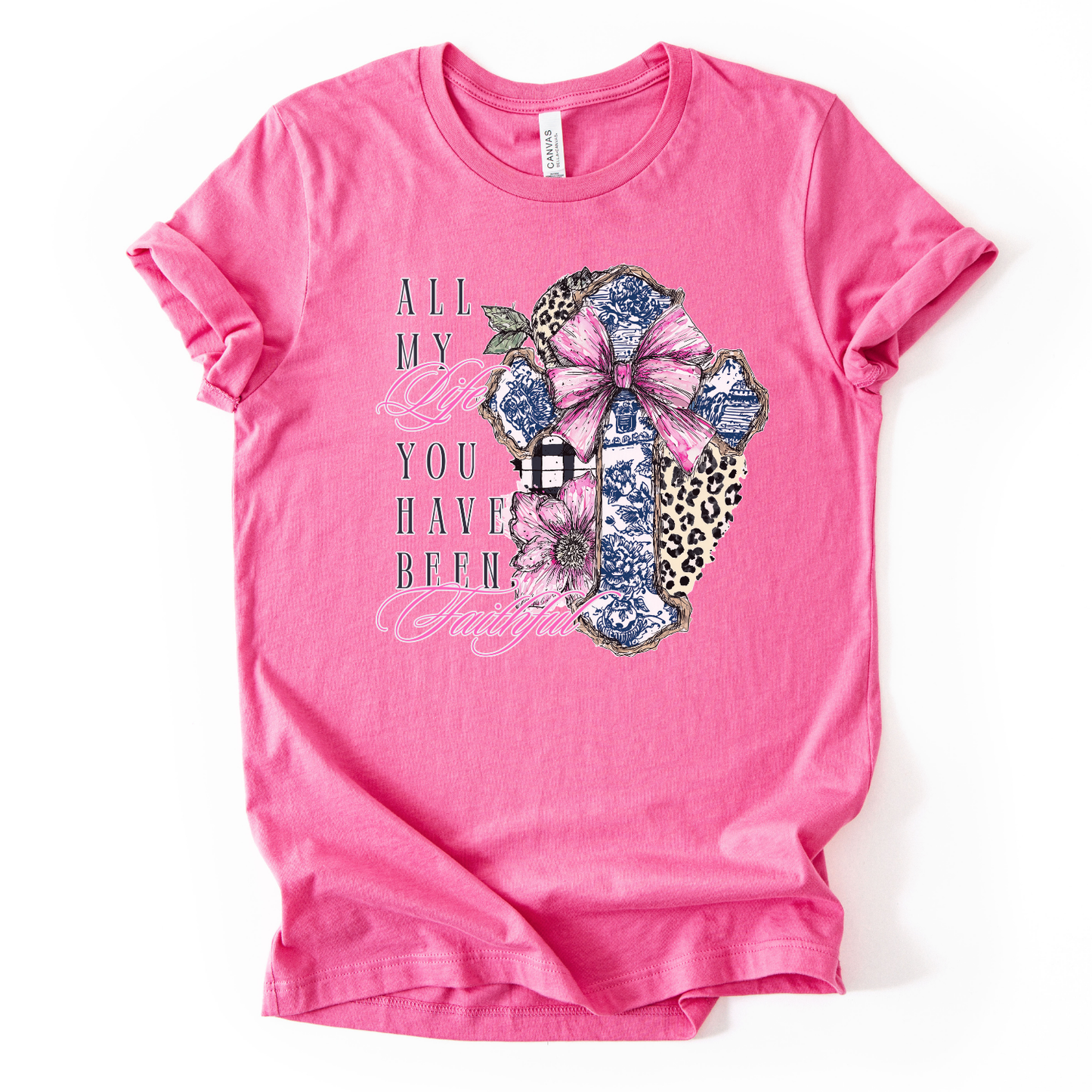 Easter Christian Tee | Faith Cross Graphic | Spring 2026