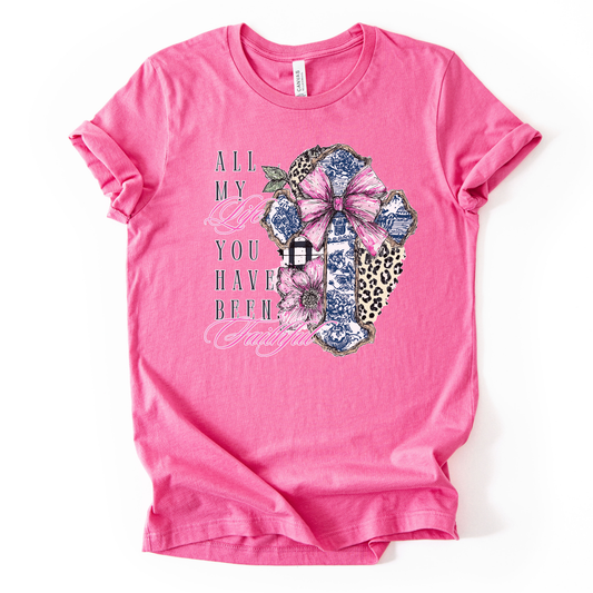 Easter Christian Tee | Faith Cross Graphic | Spring 2026