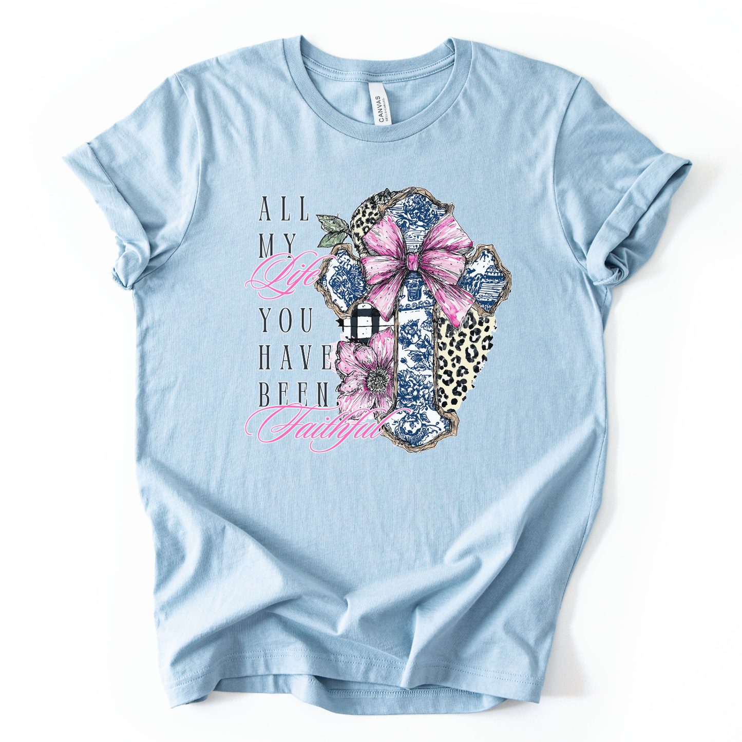 Easter Christian Tee | Faith Cross Graphic | Spring 2026