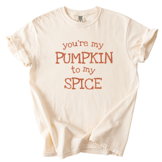 You're My Pumpkin To My Spice Fall Coffee Graphic T-Shirt